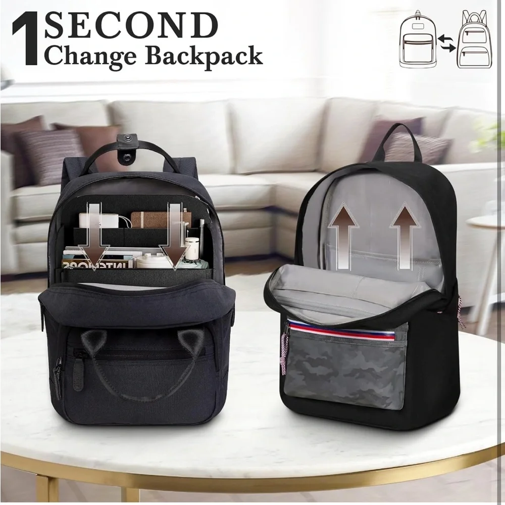 APSOONSELL Backpack Organizer Insert, Felt Bag Organizer For Rucksack Shoulder L